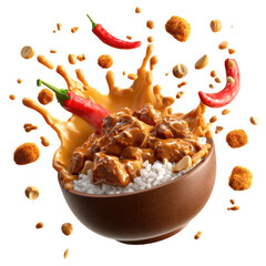 Spicy Curry Rice Splash