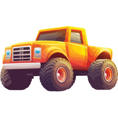 monster truck off road illustration vector