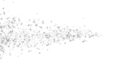 Sparkling White Dust Trail Glitter Effect.