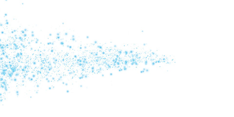 Sparkling Blue Dust Trail Glitter Effect.