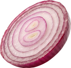 Sliced red onion ring