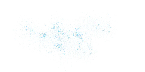 Sparkling Blue Dust Trail Glitter Effect.