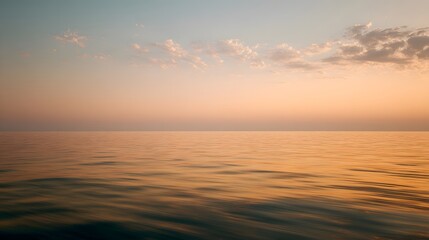 Obraz premium Sunset over calm water