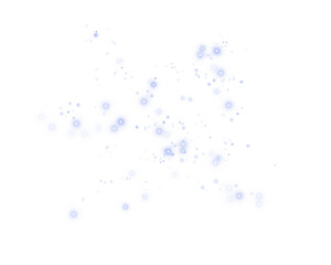 Sparkling Blue Dust Trail Glitter Effect.