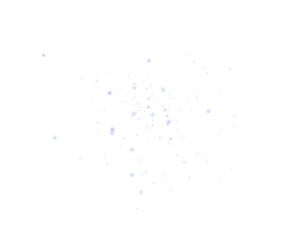 Sparkling Blue Dust Trail Glitter Effect.