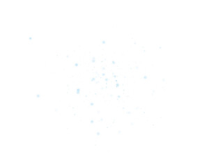 Sparkling Blue Dust Trail Glitter Effect.
