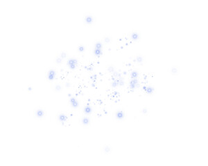 Sparkling Blue Dust Trail Glitter Effect.