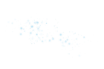 Sparkling Blue Dust Trail Glitter Effect.