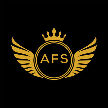 Initial AFS Letter Linked Logo for business and company identity. Modern AFS Letter Logo Vector Template with modern trendy golden logo.
