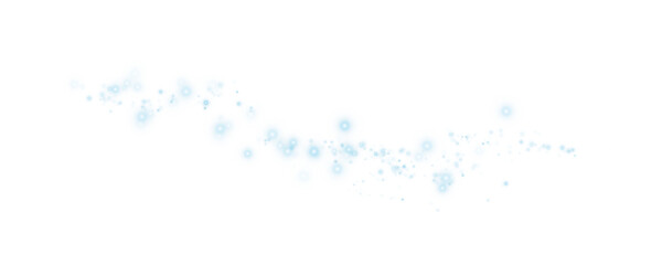 Sparkling Blue Dust Trail Glitter Effect.