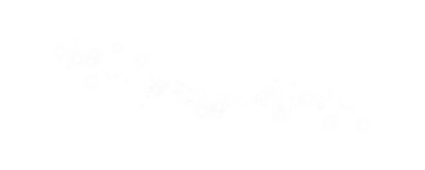 Sparkling White Dust Trail Glitter Effect.