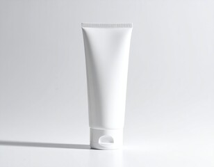mockup of a cosmetic tube isolated on white
