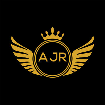 Initial AJR Letter Linked Logo for business and company identity. Modern AJR Letter Logo Vector Template with modern trendy golden logo.
