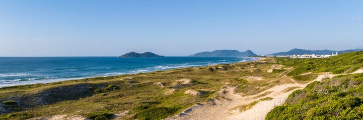 Florianópolis, Campeche beach during sunrise. Brazil.