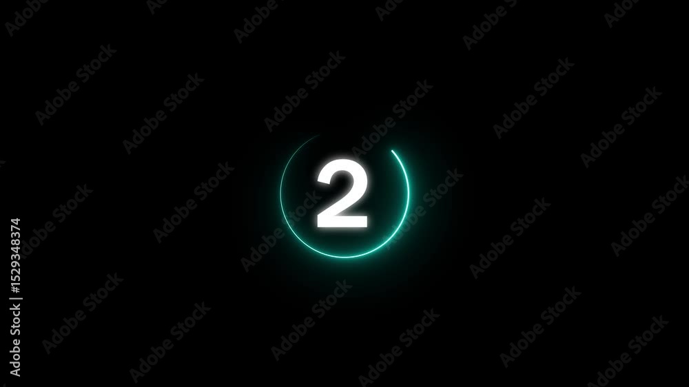 Fototapete countdown timer loading animation. time progress indicator in motion. digital interface element for 
