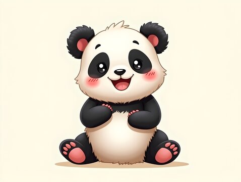 Panda Cute Small Cartoon Baby
