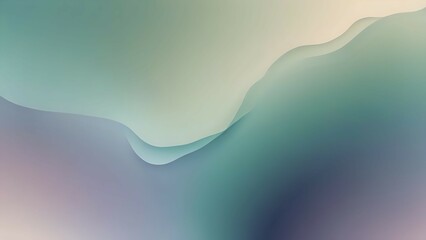 Soft gradient in moss teal, lavender ash, and dune beige, gentle and airy with subtle transitions