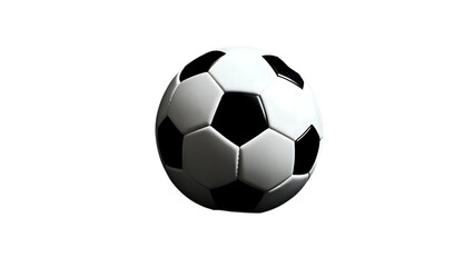 soccer ball on white background