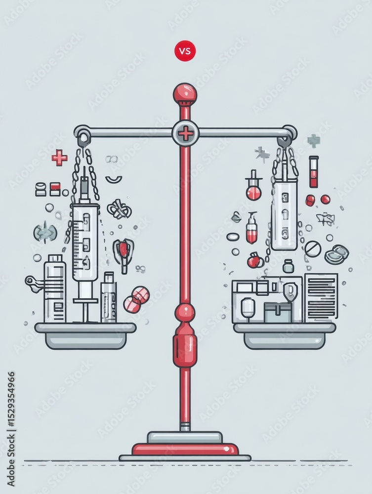 Poster understanding vaccine myths and facts through a balanced infographic on public health