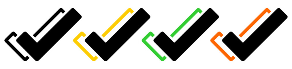 Check double sign icon.eps