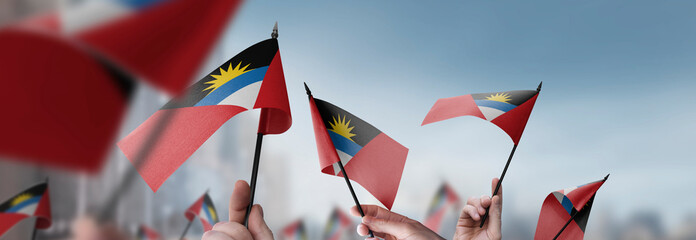 Antigua And Barbuda Flags Their