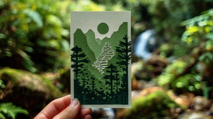 Journey of Self-Discovery: Machu Picchu Papercutting Art with Ancient Wisdom Theme