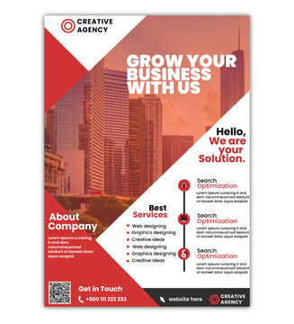 Vector full editable corporate flayer design.