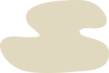 Blob shape organic in boho style