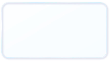 Obraz premium Glass Morphism Ux banner. Transparent Glass Interface Button. Phone design element. Plastic frame with Drop Shadow Effect