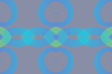 seamless mosaic Beautiful glow colour gradient flower line art pattern wallpaper ornament for commercial ads	