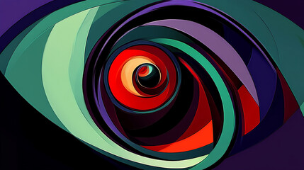 Soft psychedelic background