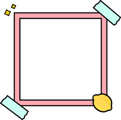 Cute Polaroid Photo Frame
