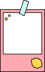 Cute Polaroid Photo Frame