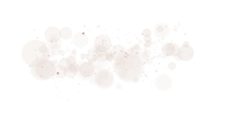 Bokeh Effect Designed in Soft Chocolate Brown Tones Featuring Glowing Orbs and Sparkles