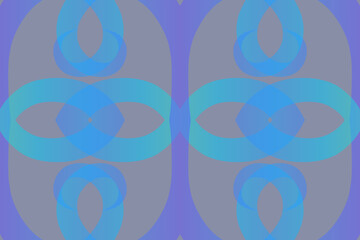 seamless mosaic Beautiful glow colour gradient flower line art pattern wallpaper ornament for commercial ads	