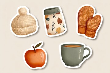 Hello Autumn sticker collection