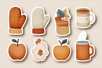 Hello Autumn sticker collection