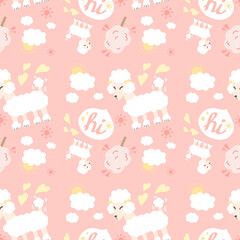 Cute Poodle Dog Pattern