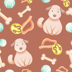 Adorable Doggy Bone Pattern