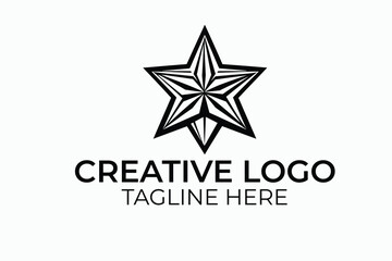 Obraz premium star logo design