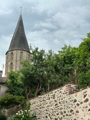 Clocher Tors de l'église Saint-Sauveur de Rochechouart