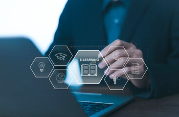 Through e-learning platforms students can develop their skills by attending online seminars, taking...