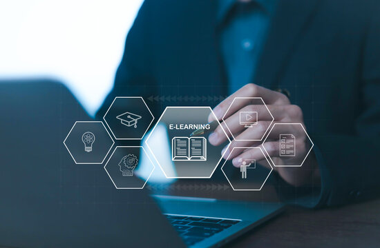 Through e-learning platforms students can develop their skills by attending online seminars, taking courses, and accessing a library of digital content such as videos tutorials and online media texts.