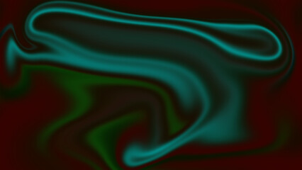 Abstract Swirling Teal and Green Fluid Design A Visually Stunning Digital Art Piece