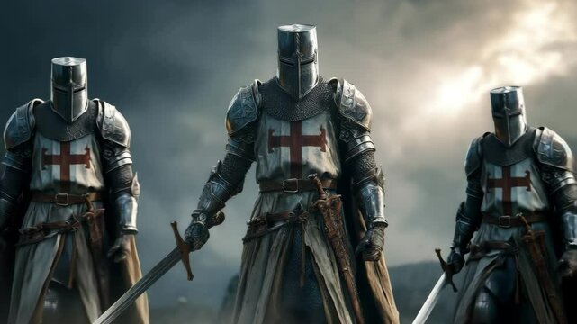 Crusader in Battle Stance