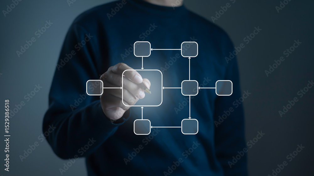 Wall mural a well-crafted diagram or flowchart can help streamline operations by providing a clear map of the p