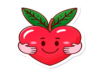 apple with heart