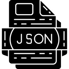 JSON file format Icon