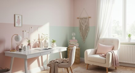 Obraz premium Cozy interior room scene