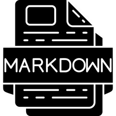 MARKDOWN file format Icon